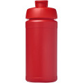 Baseline 500 ml recycled sport bottle with flip lid