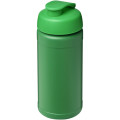 Baseline 500 ml recycled sport bottle with flip lid