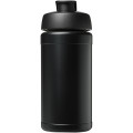 Baseline 500 ml recycled sport bottle with flip lid