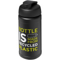 Baseline 500 ml recycled sport bottle with flip lid