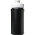 Baseline 500 ml recycled sport bottle with flip lid