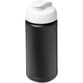 Baseline 500 ml recycled sport bottle with flip lid