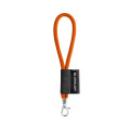 SET Lanyard TUBE Short (Ø 7 mm) with Hook Trigger Snap 9 mm