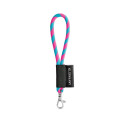 SET Lanyard TUBE Short (Ø 7 mm) with Hook Trigger Snap 9 mm