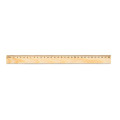 WESLEY 30. Pine wood ruler with 30 cm scale