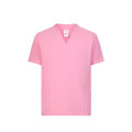 VL FLORA. Short-sleeved tunic (140 g/m²) made from 100% microfibre