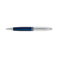 Cross Calais™ Chrome/Blue Lacquer with Polished Chrome Appointments Ballpoint Pen  (Blue Ink)