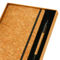 Cork Notebook and Ball Pen Gift Set