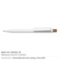 Dot Pens with Gold Push Button