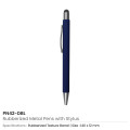 Rubberized Stylus Metal Pens
