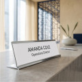 Aluminum Desk Sign Holders