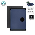 SOLAIS - Santhome Recycled 10000 mAh Power Bank with 15W Magsafe Smart A5 Organizer - Navy Blue 