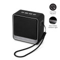 FELIX - @memorii Portable Wireless Speaker - Black / Silver 