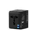 SERRI AC - Giftology Travel Adapter with Type C Compatibility - Black 