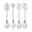 CHIP SET Set of 4 Christmas tea spoon