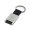 TECH Metal rectangular key ring