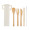 SETSTRAW Bamboo cutlery with straw