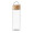 AMELAND Glass bottle 500ml bamboo lid