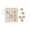 TOPOS Wooden tic tac toe