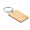 ANGLEBOO Rectangular bamboo key ring