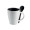 DUAL Bicolour mug with spoon 250 ml