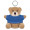 NIL Teddy bear key ring