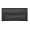 Genuine Leather Ladies Wallet with Zipper Pocket Black