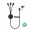 KOPER - @memorii Recycled 6-in-1 Charging Cable - Black