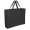 Non-woven Shopping Bag Horizontal - Black