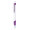UMA STRIPE Plastic Pen Purple