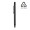 MASSA - Recycled Aluminum Ball Pen - Black