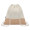 TRIGE - GRS-certified Recycled Cotton & Jute Drawstring Bag - Natural