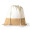 VOLGA - eco-neutral Recycled Cotton/Cork Drawstring Bag