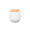 SEVILLA - eco-neutral Ceramic Mug with Bamboo Lid - White