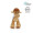 eco-neutral® GRS Recycled Camel Plush Toy (EN71 tested) - 25cms