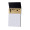 ARSLEV - A4 Ruled Desk Notepad with Pen, Ruler and U-clips