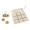 STRESA - eco-neutral Wood Tic Tac Toe Game set