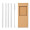 GLAW 4 reusable glass straws