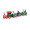 JUNA Wooden Christmas train