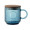 VITRIO MUG Ribbed glass mug 300ml