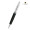 Cross Calais™ Chrome/Black Lacquer with Polished Chrome Appointments Ballpoint Pen (Blue Ink)