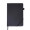 FAROE - Santhome A5 PU Hard Cover Notebook with Pen Loop - Black