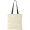 Nevada 100 g/m² cotton tote bag coloured handles 7L