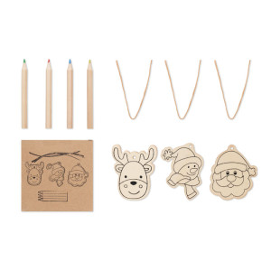 FUNCOOL Drawing wooden ornaments set