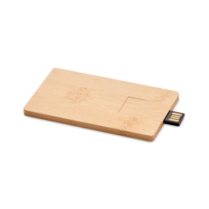 CREDITCARD PLUS 16GB bamboo casing USB