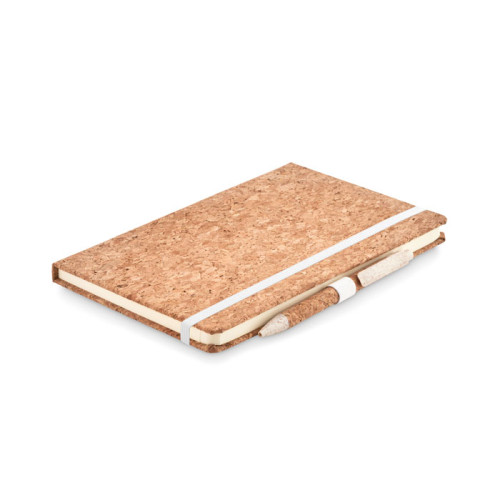 SUBER SET A5 cork notebook with pen
