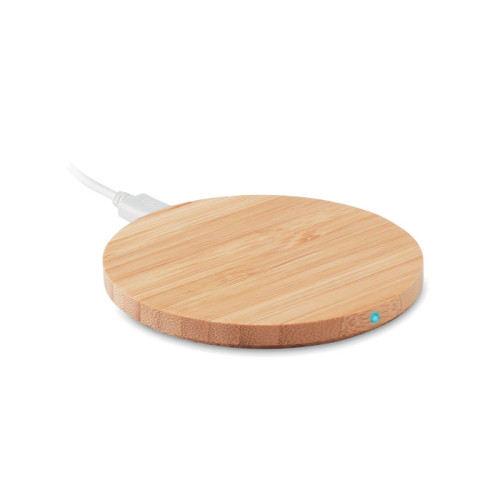 RUNDO + Wireless charger bamboo 10W