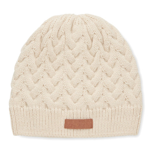KATMAI Cable knit beanie in RPET