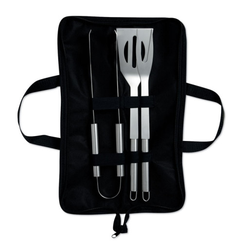 SHAKES 3 Barbecue tools in pouch