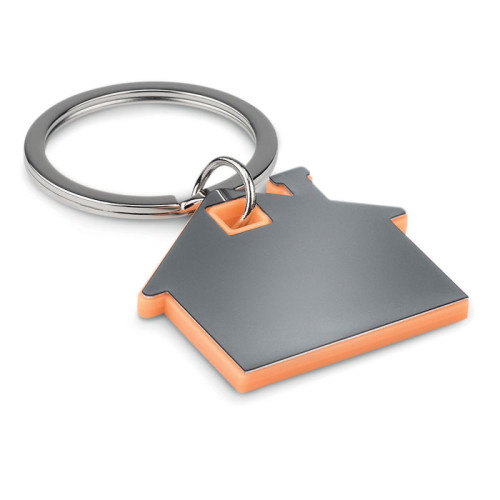 IMBA House shape plastic key ring